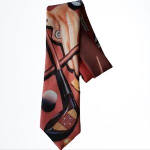 Ties Golf themes brown grey